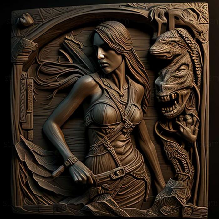 3D модель Игра Tomb Raider 3 Приключения Лары Крофт (STL)